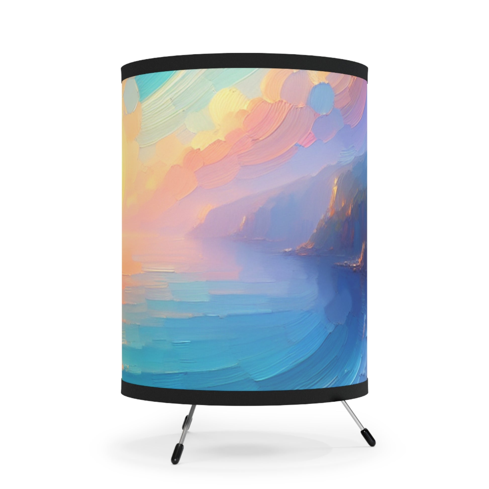 Tripod Lamp Coastal Decor