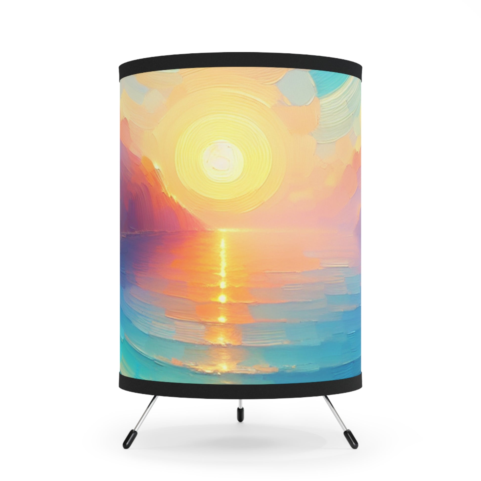 Tripod Lamp Coastal Decor