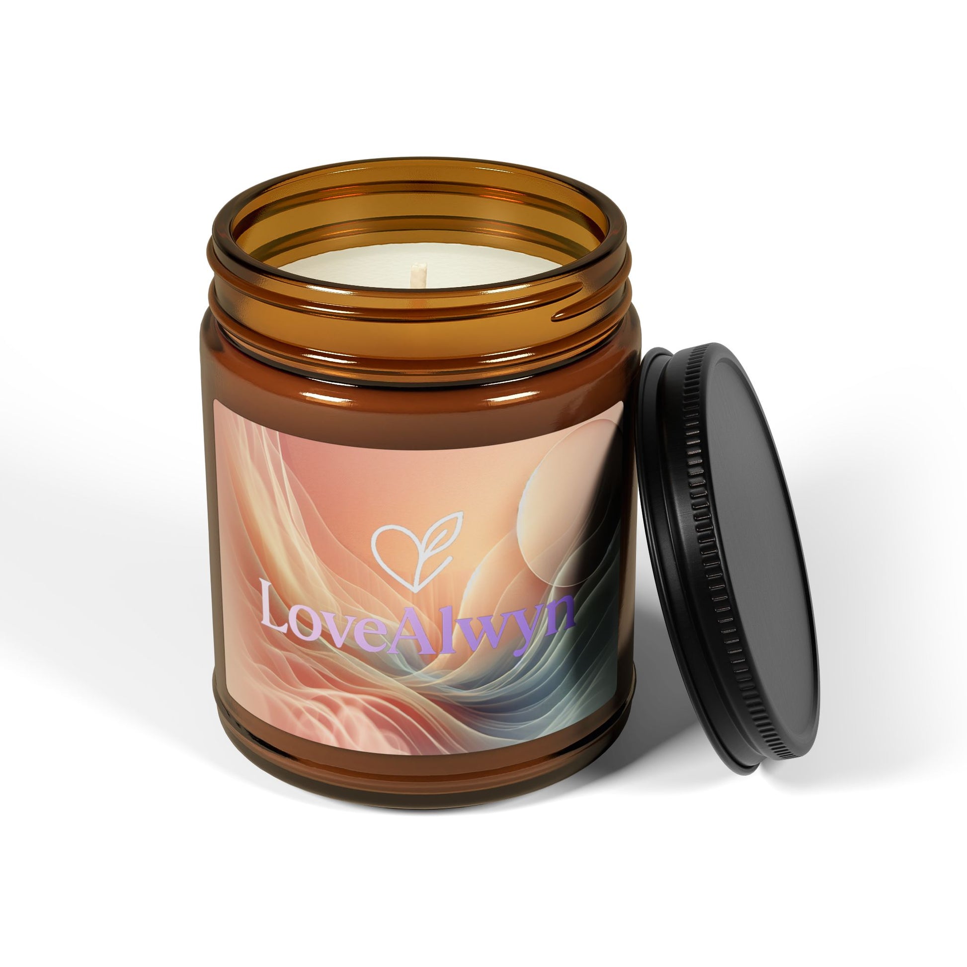 Aromatic Soy Candles in Amber Jar | Cozy Home Decor, Relaxation Gifts, Eco-Friendly Candle, Unique Aromatherapy, Gift for Her