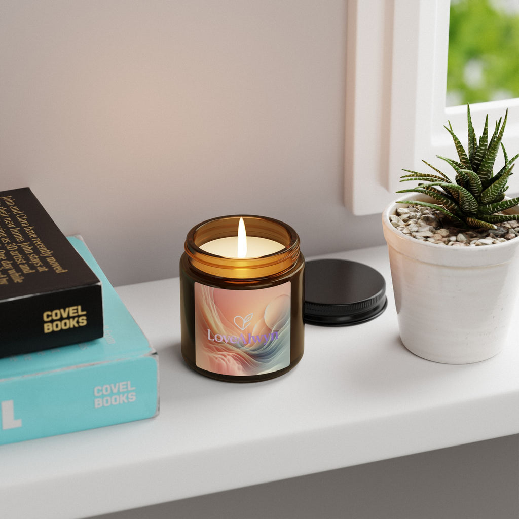 Aromatic Soy Candles in Amber Jar | Cozy Home Decor, Relaxation Gifts, Eco-Friendly Candle, Unique Aromatherapy, Gift for Her