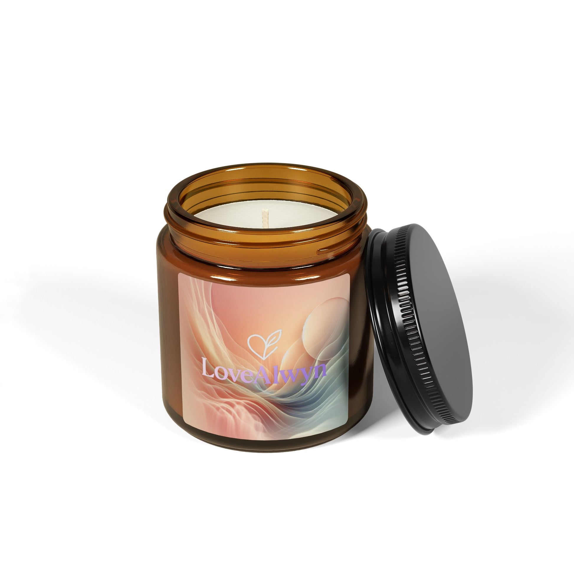 Aromatic Soy Candles in Amber Jar | Cozy Home Decor, Relaxation Gifts, Eco-Friendly Candle, Unique Aromatherapy, Gift for Her
