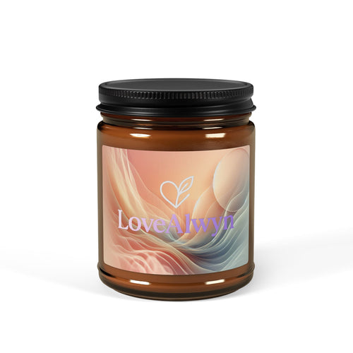 Aromatic Soy Candles in Amber Jar | Cozy Home Decor, Relaxation Gifts, Eco-Friendly Candle, Unique Aromatherapy, Gift for Her