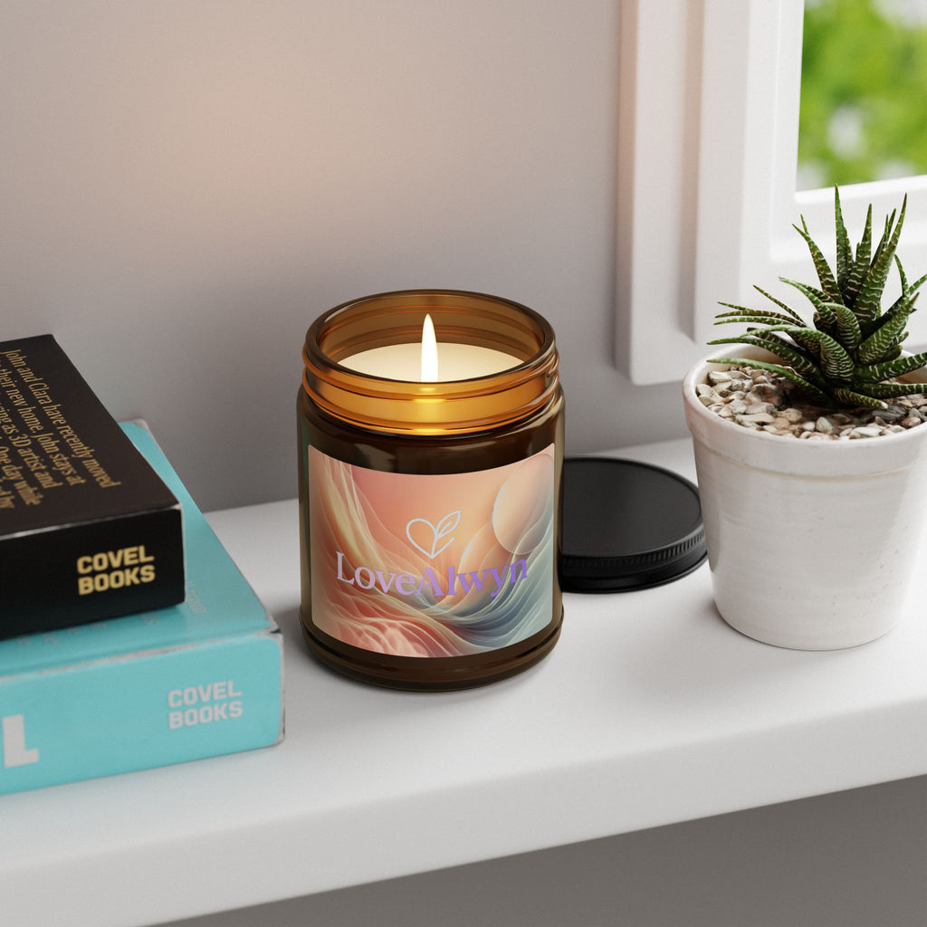 Aromatic Soy Candles in Amber Jar | Cozy Home Decor, Relaxation Gifts, Eco-Friendly Candle, Unique Aromatherapy, Gift for Her