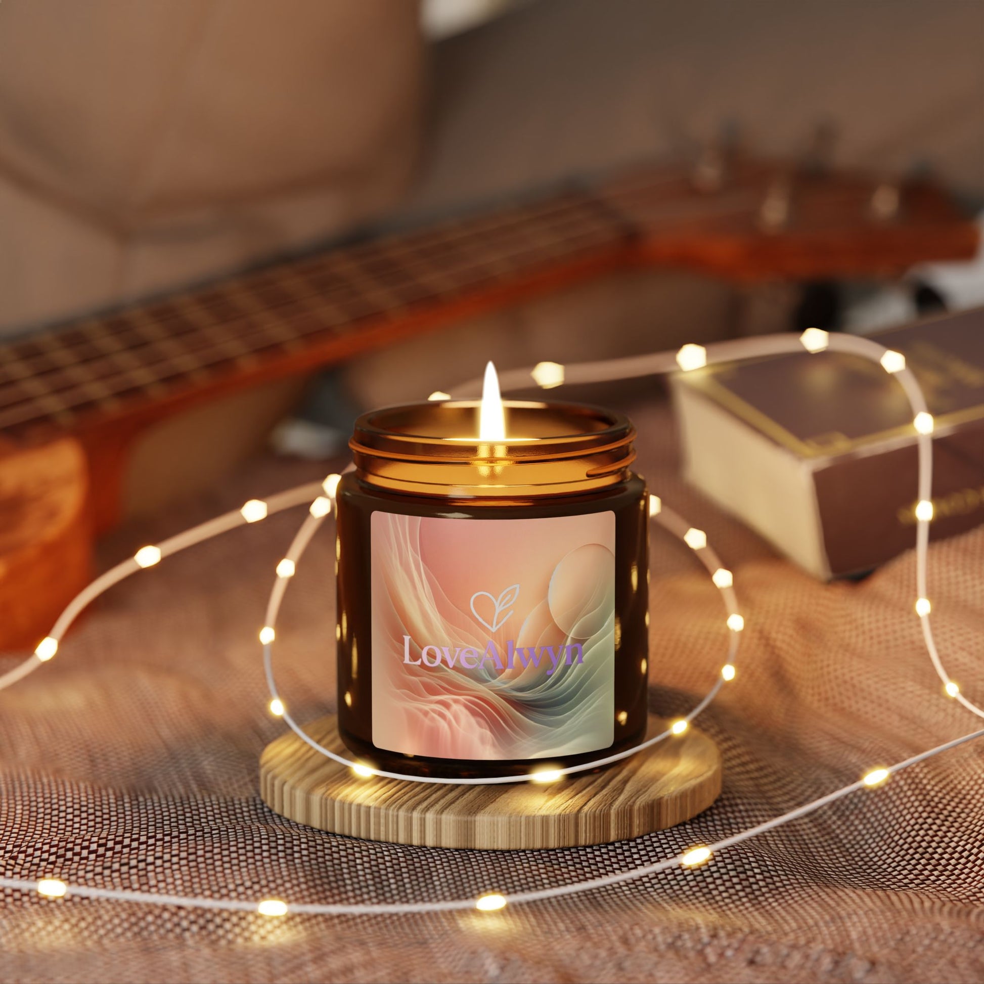Aromatic Soy Candles in Amber Jar | Cozy Home Decor, Relaxation Gifts, Eco-Friendly Candle, Unique Aromatherapy, Gift for Her